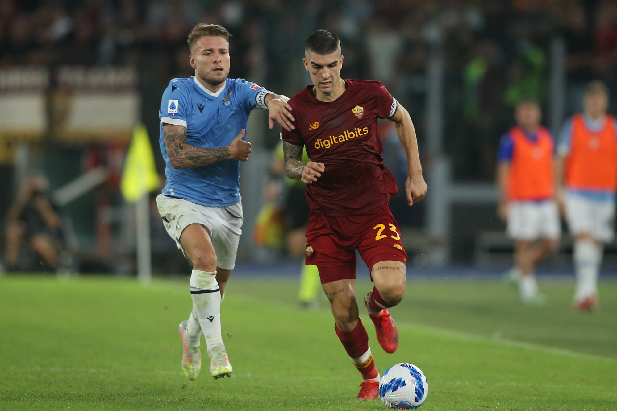 Immobile Mancini Roma Lazio